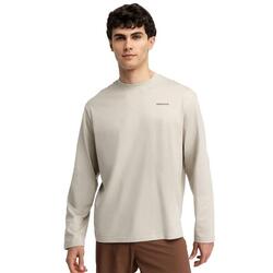 T-shirt cyclisme gravel coton manches longues homme Femme Rutted Green Vert