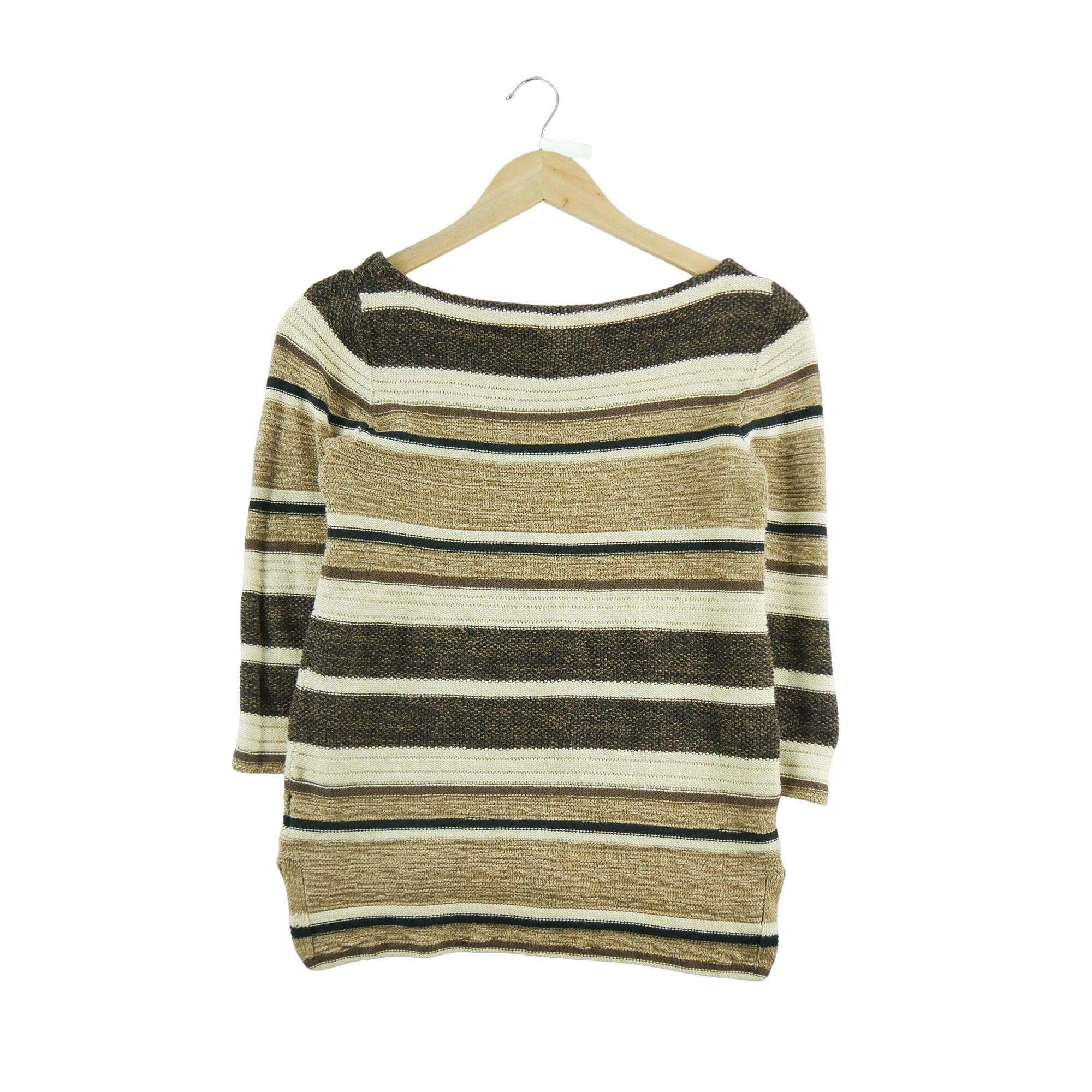 Reconditionné - Pull Femme en lin Marron - Excellent 2/5