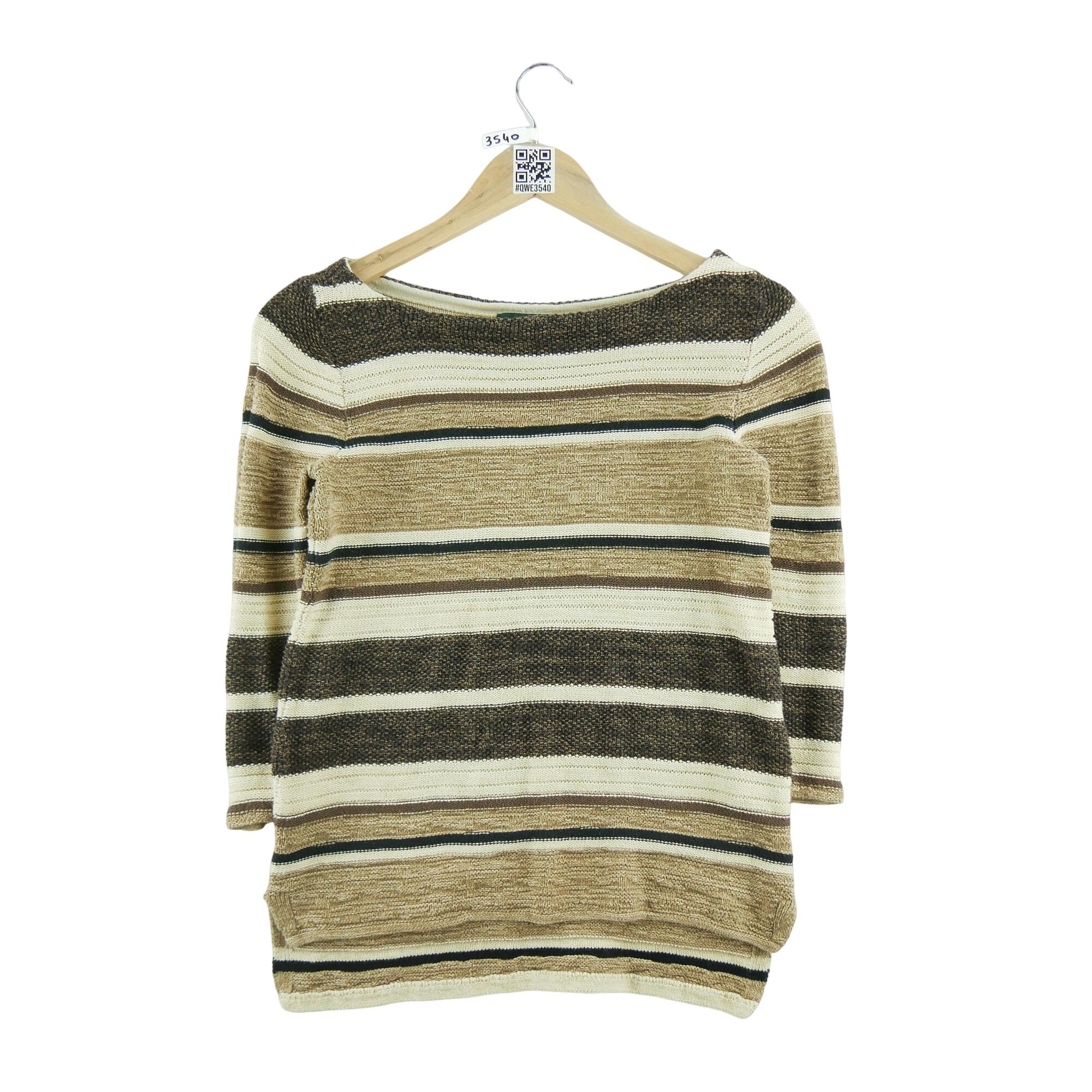 RALPH LAUREN Reconditionné - Pull Femme en lin Marron - Excellent