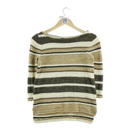 Reconditionné - Pull Femme en lin Marron - Excellent