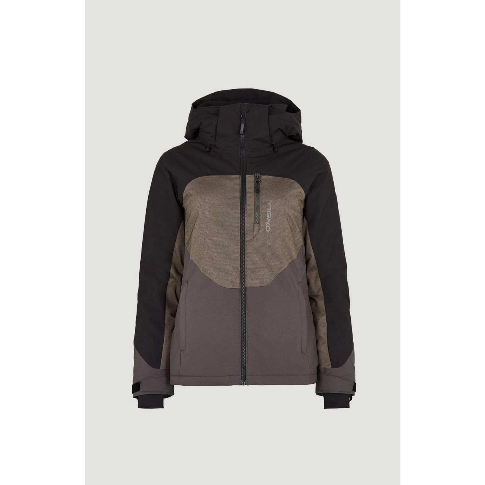O'Neill - O'Neill O'Neill Manteaux Carbonite Jacket  Femmes Black Out Colour Block - Veste - Gris|noir - Decathlon