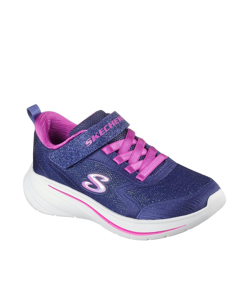 Baskets Skechers modèle 303557L-NVY pour unisexe enfants 2/5