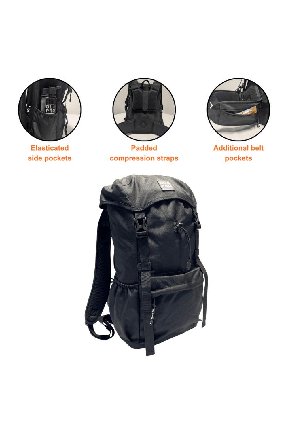 Olpro Waterproof Rucksack OLPRO 40 Litre Rucksack - Black | Decathlon