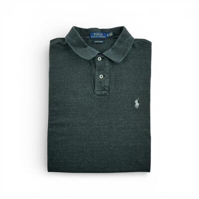 Tweedehands - korte mouw heren polo zwart - als nieuw