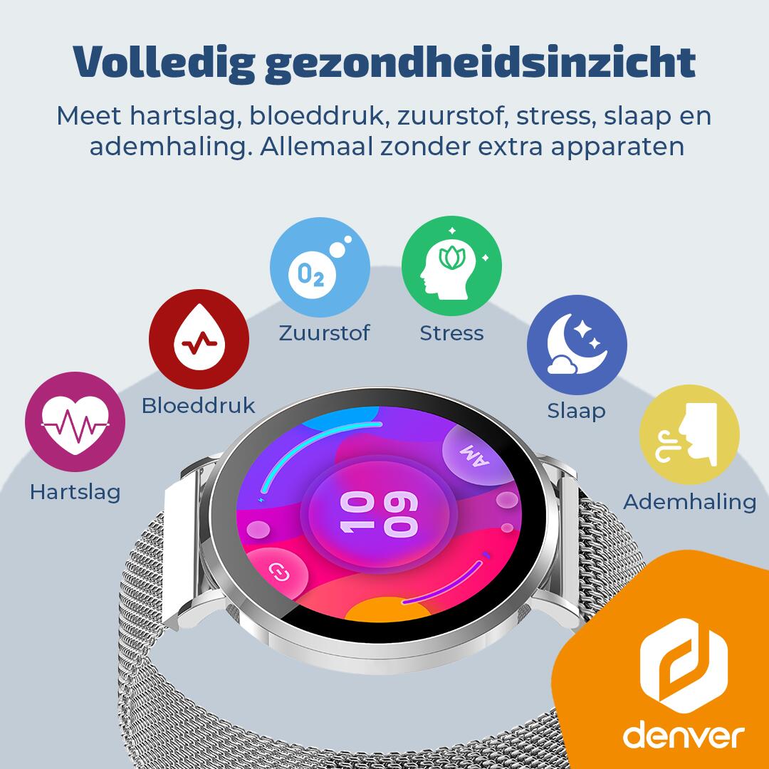 Smartwatch - Écran Amoled - 100+ modes sport - Cardiofréquencemètre - SWC394S 3/7