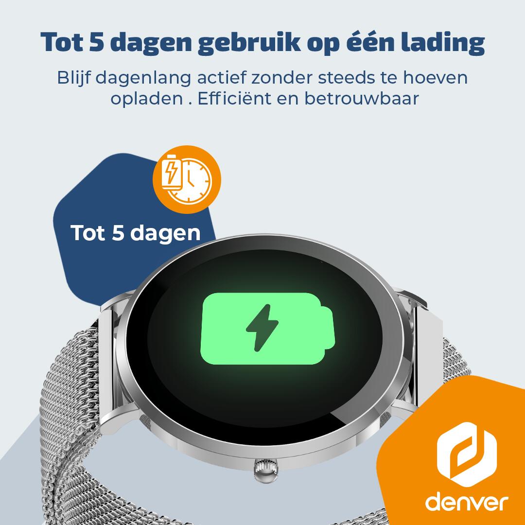 Smartwatch - Écran Amoled - 100+ modes sport - Cardiofréquencemètre - SWC394S 4/7