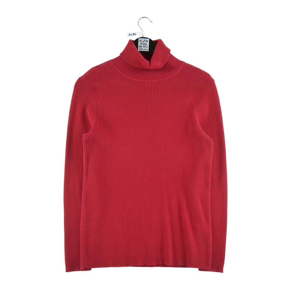 Women's Red Turtleneck Sweater