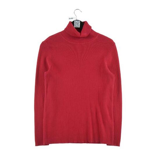 Second life - Damen Roter Rollkragenpullover - Wie neu