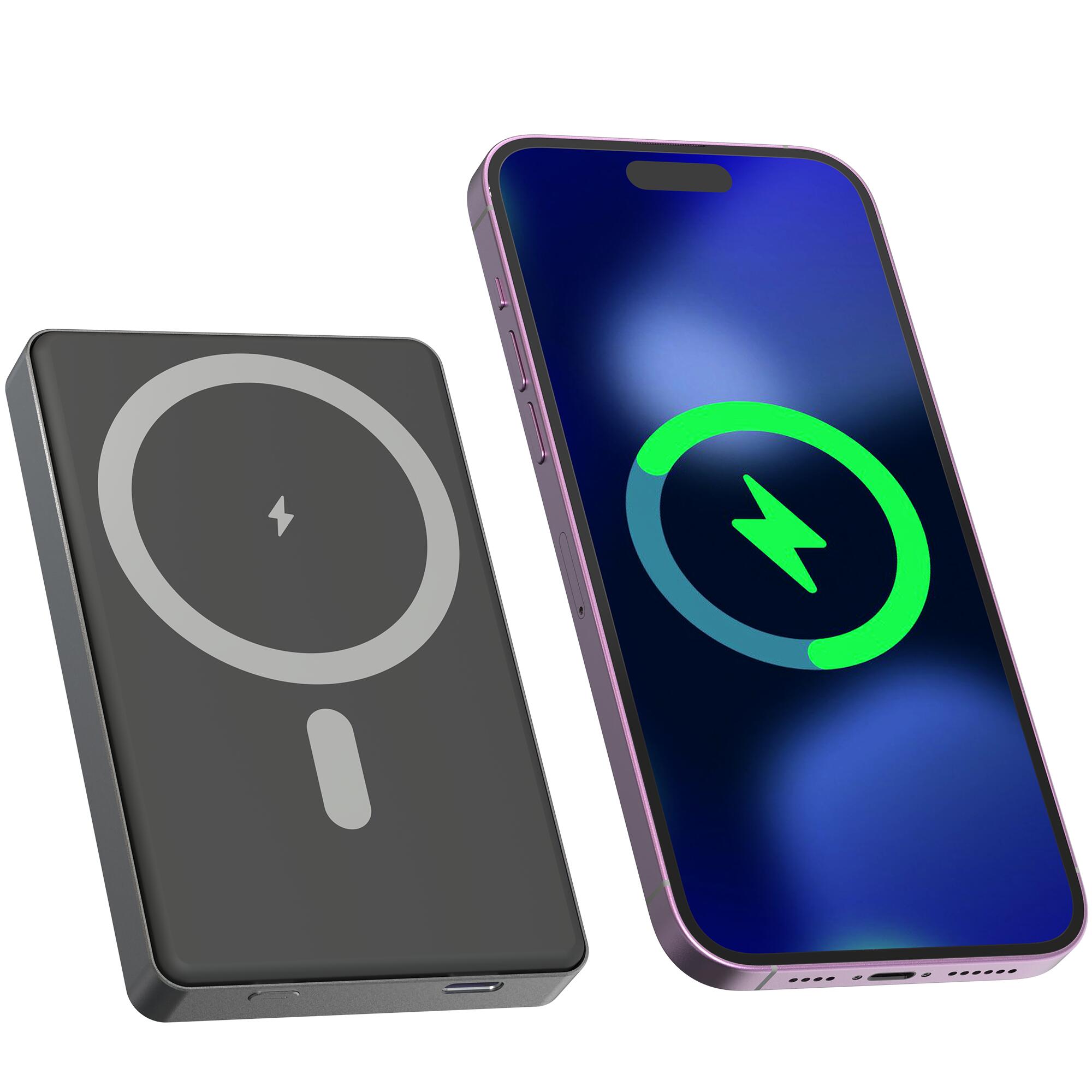 Powerbank - 10 000mAh - Magsafe iPhone 12-17 - 1x USB-C - PQCW10010 5/7