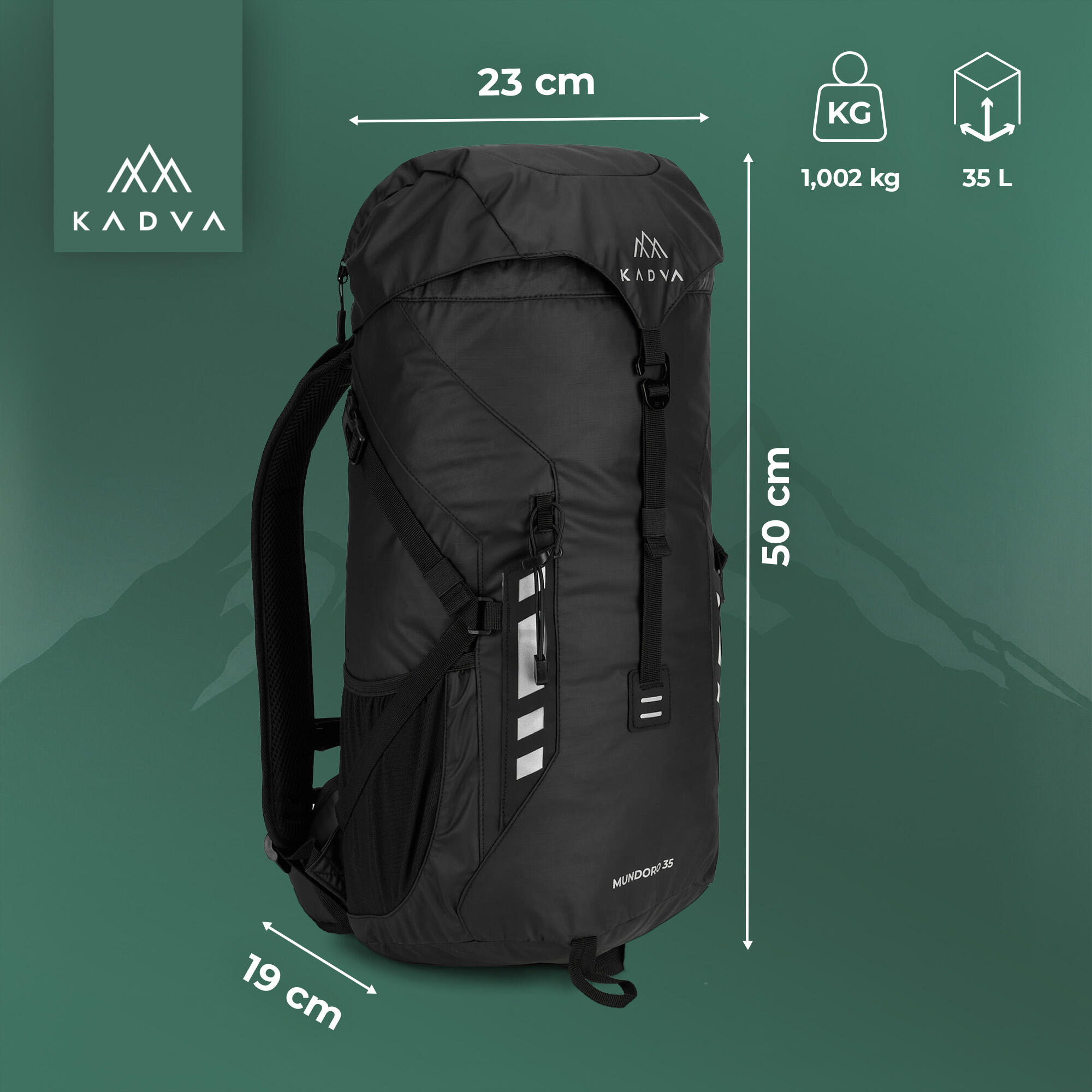 Sac à dos de randonnée KADVA Mundoro 35 l 2/7