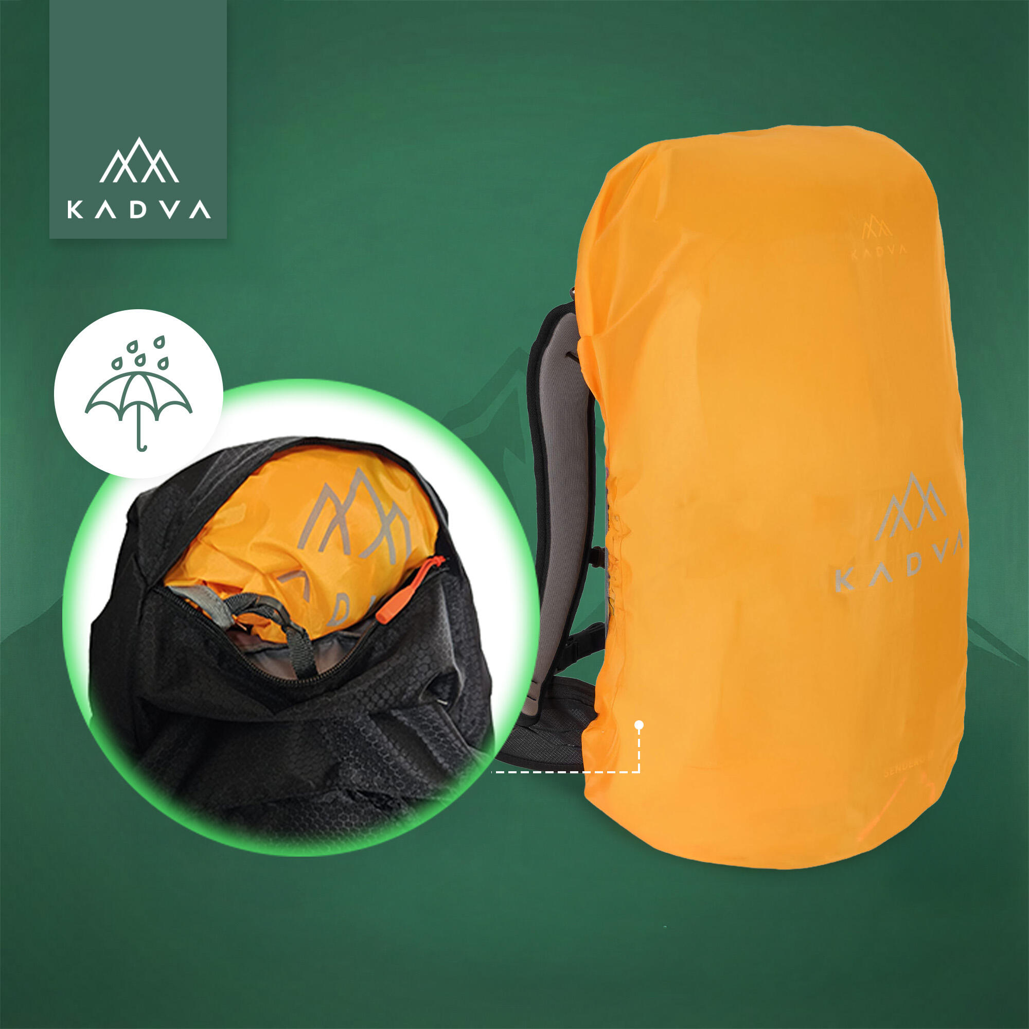 Mochila de trekking KADVA Sendero 35 l 4/7