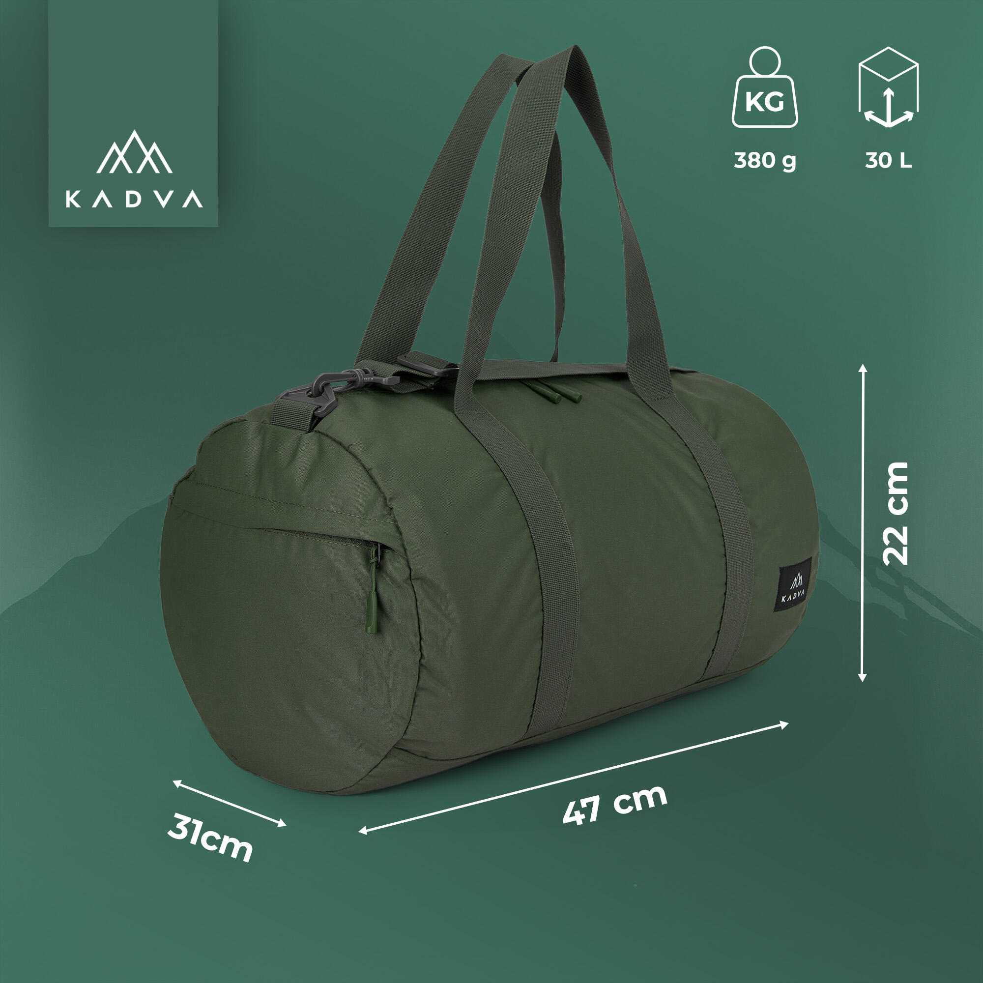 Mala de viagem KADVA CityQuest 30 l 2/7