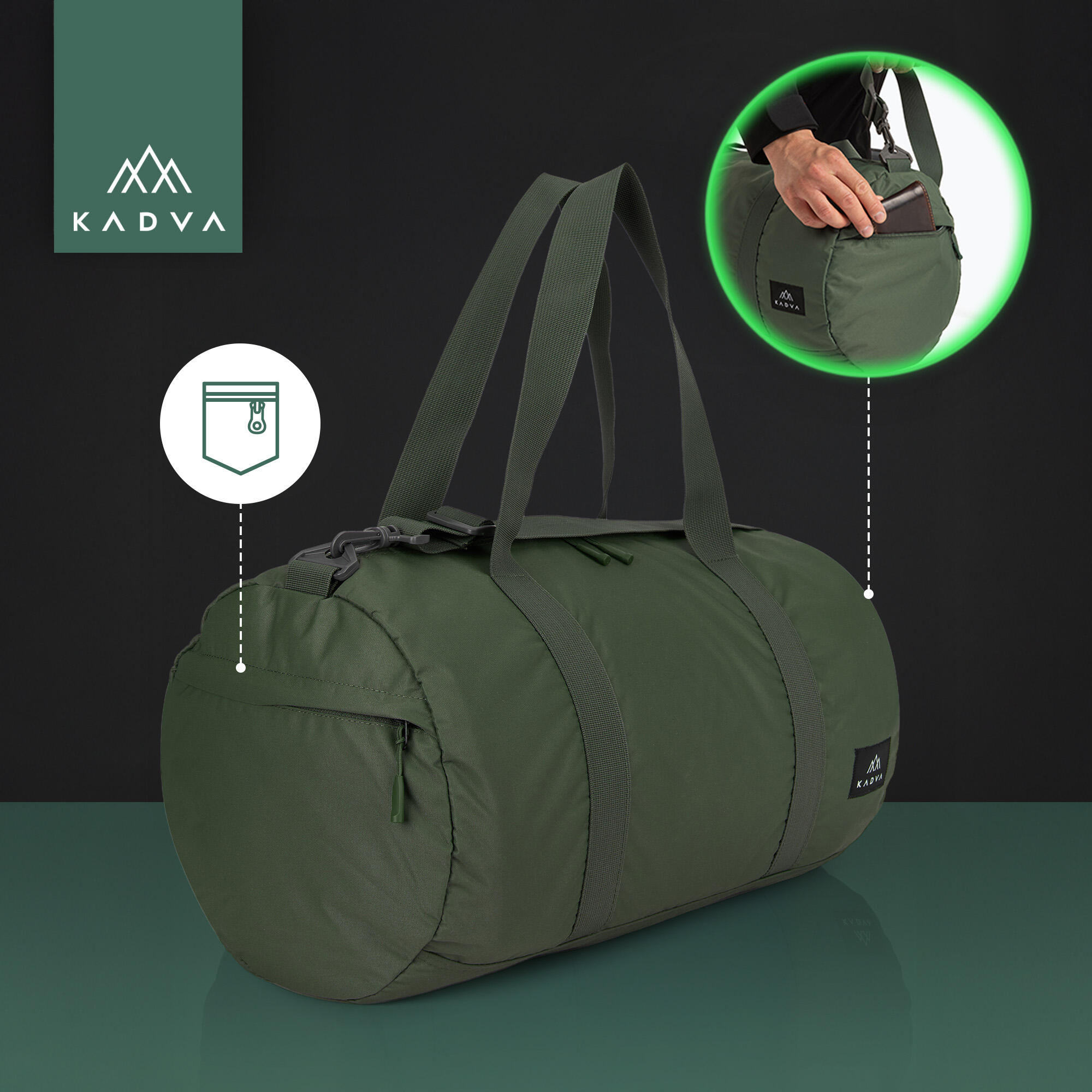 Mala de viagem KADVA CityQuest 30 l 5/7
