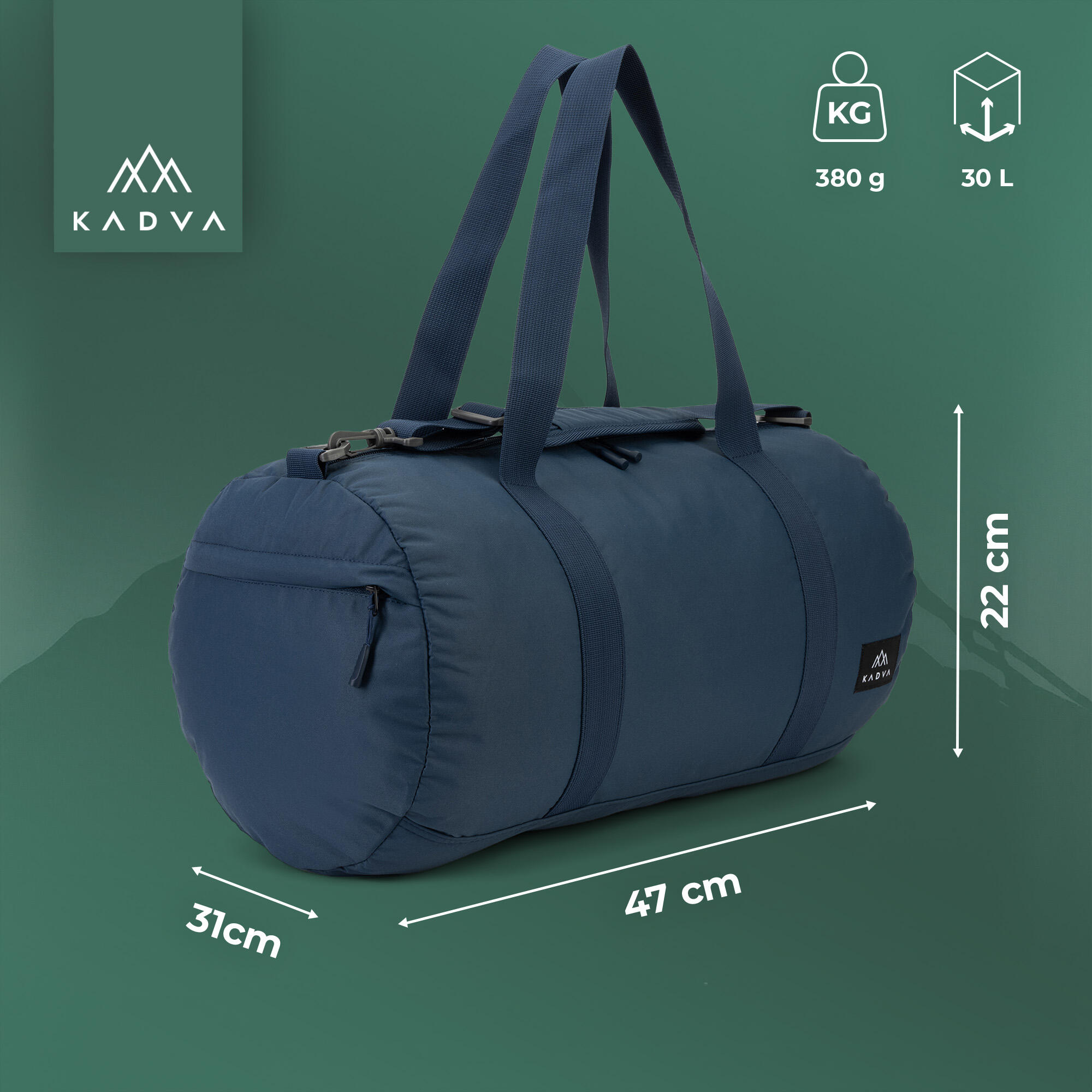 Mala de viagem KADVA CityQuest 30 l 2/7