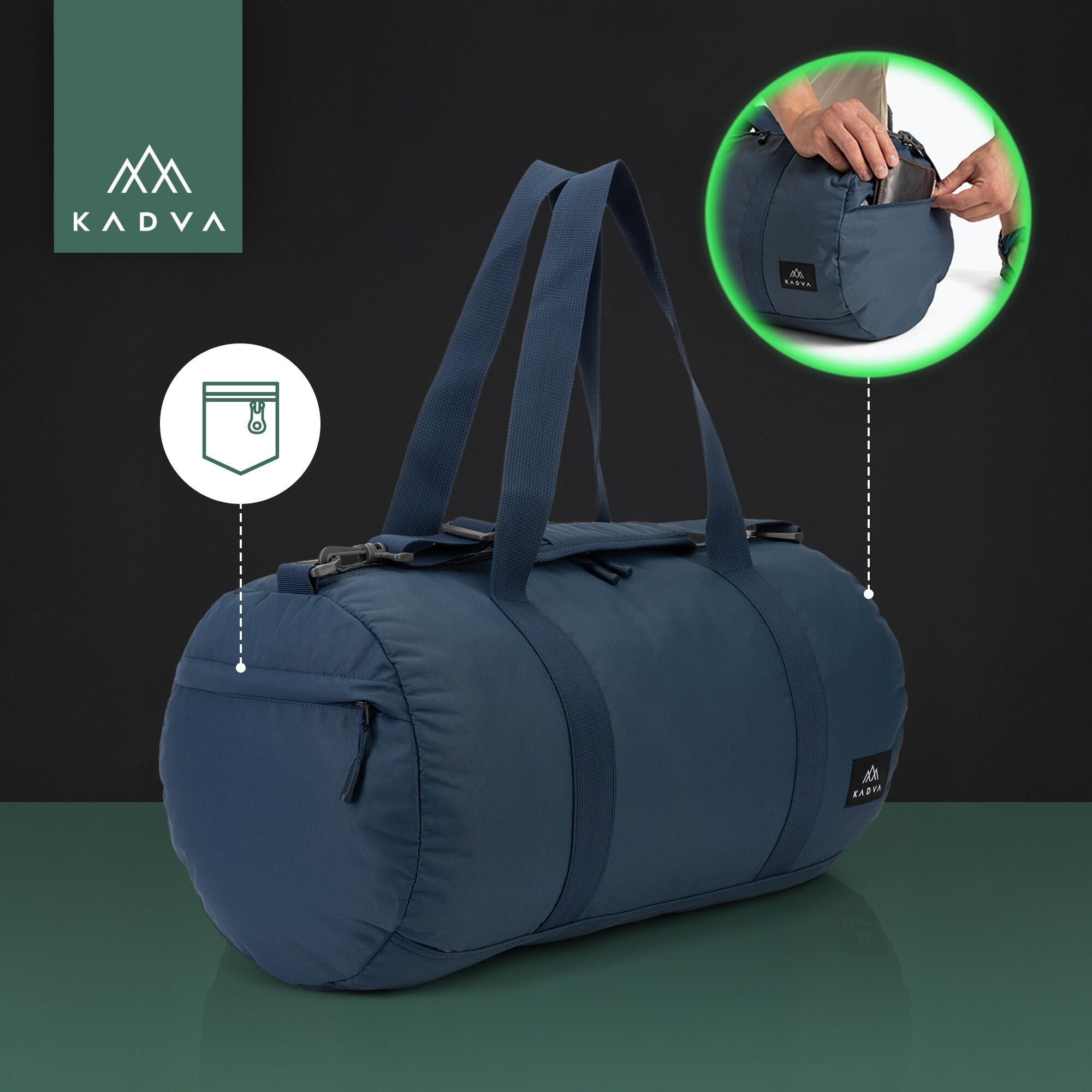 Mala de viagem KADVA CityQuest 30 l 5/7