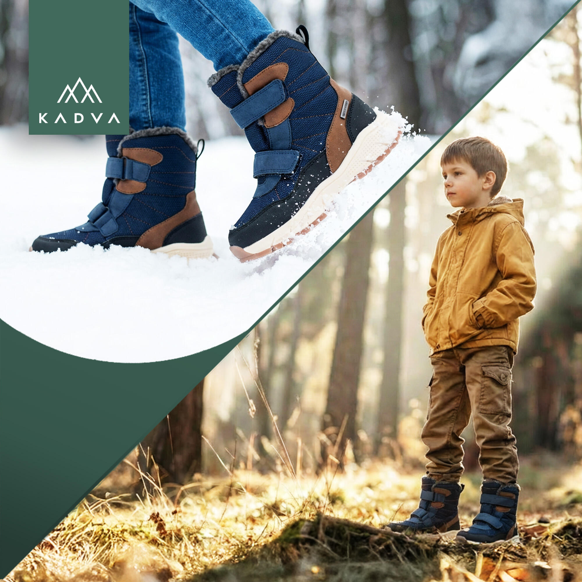 Botas de neve infantis KADVA Nevad WP Jrb 6/7