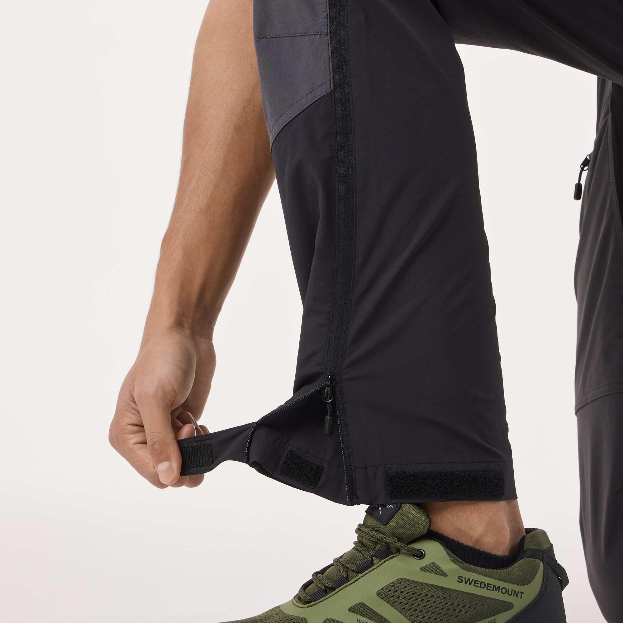Pantaloni Outdoor Escursionismo Uomo Resistente Al Vento Lofoten 7/8