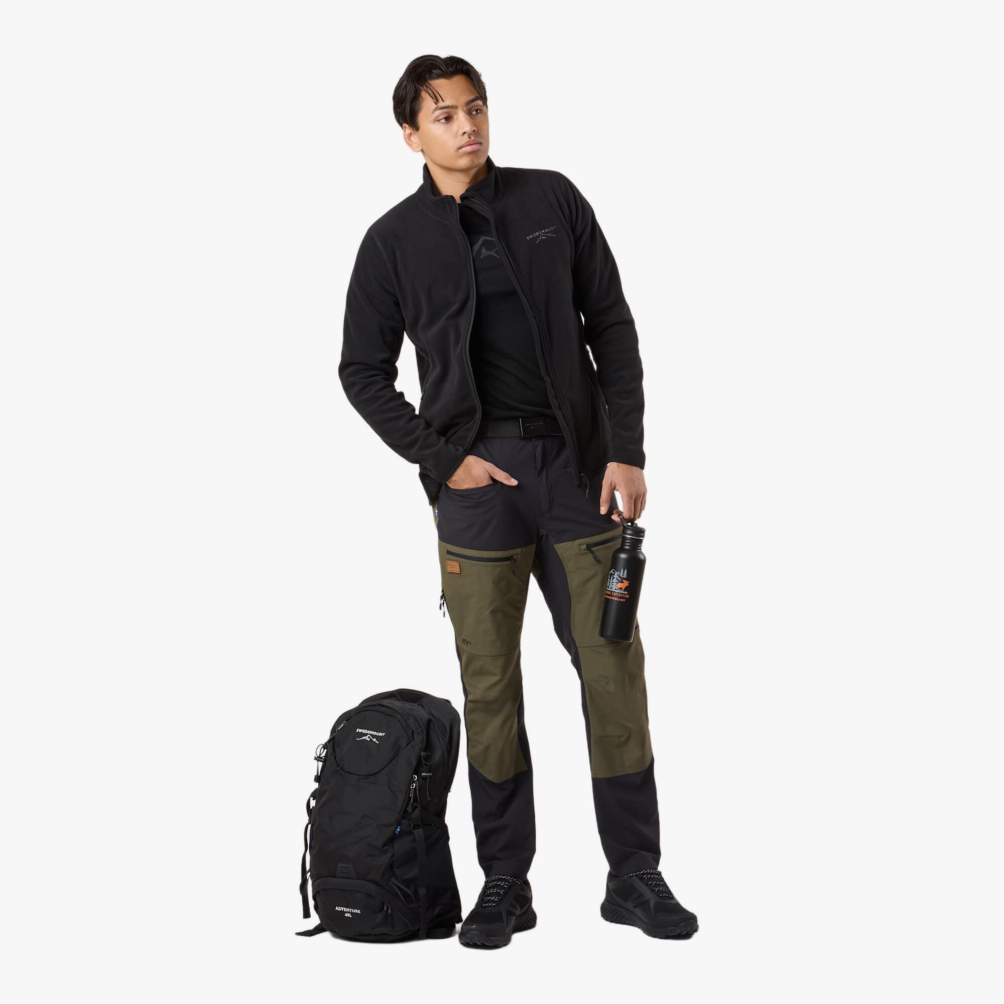 Outdoorbroek Wandelen Man Lofoten Rekbare Stof 3/8