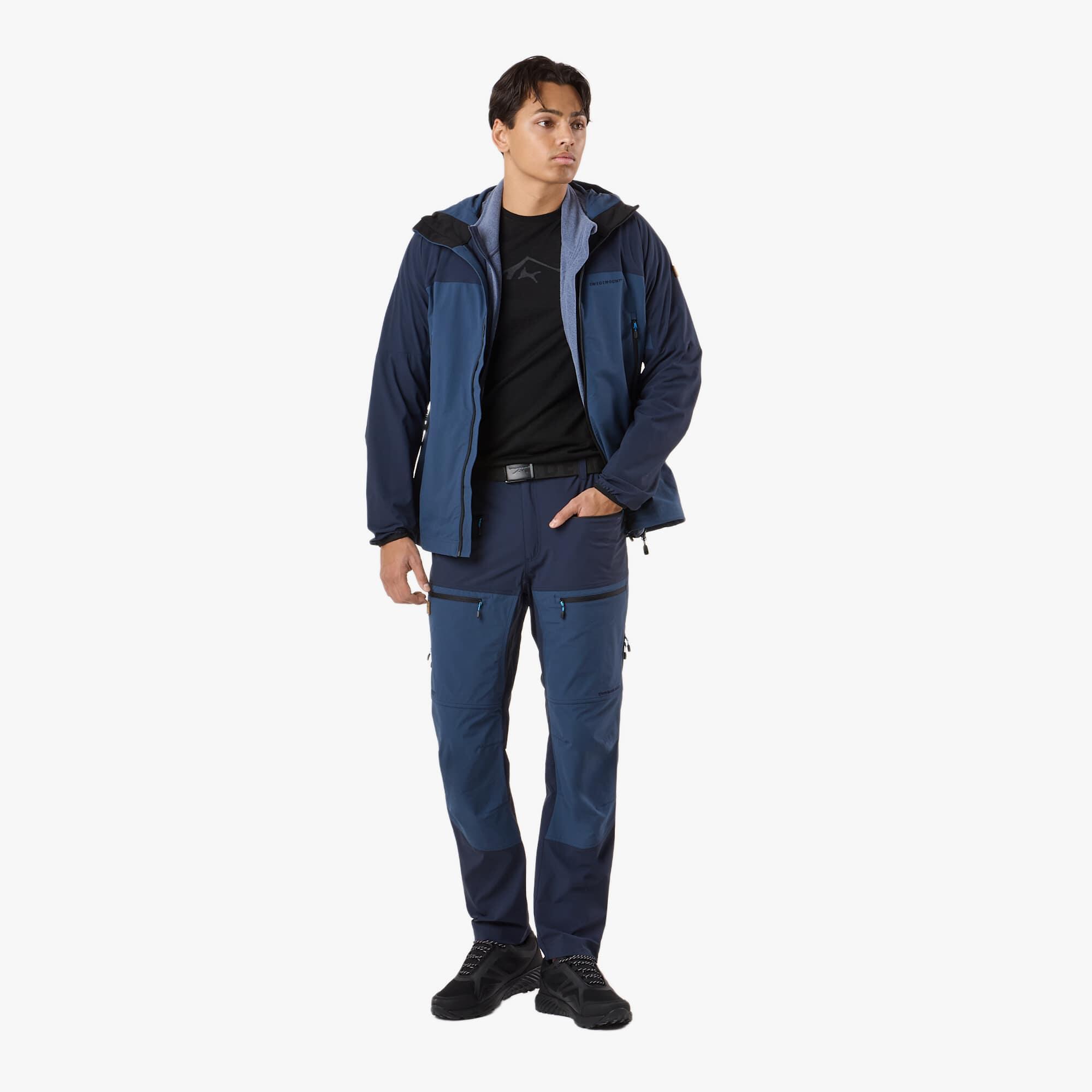 Outdoorbroek Wandelen Man Lofoten Rekbare Stof 3/8