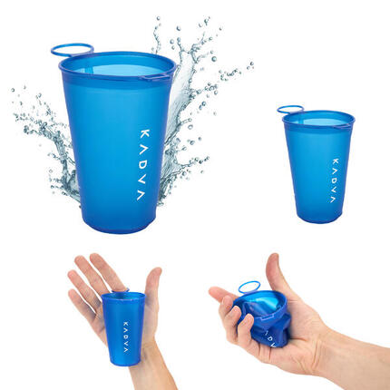 Gourde souple KADVA softflask Flowbie 150 ml bleu 150 ml