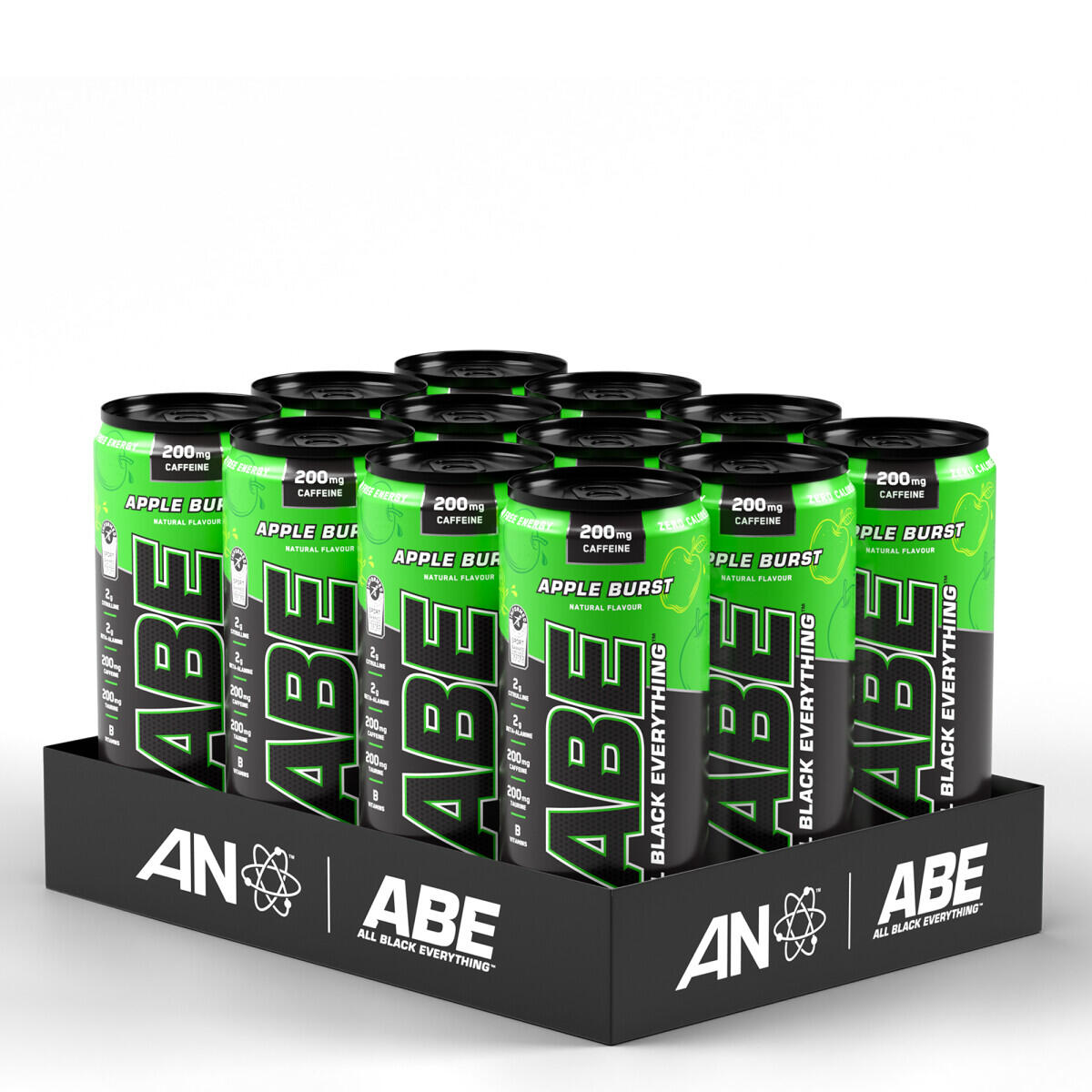 Applied Nutrition - Boissons Énergisantes - Abe Energy Cans - Éclats De Pomme Pack De 12 - Boisson - Taille Unique - Decathlon