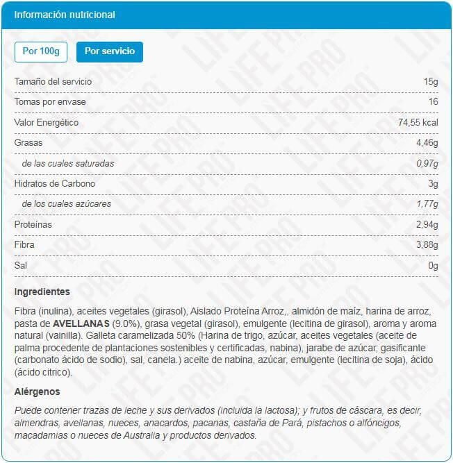 Crema Proteica Speculoos - 250g Biscotti LifePRO Speculoos 6/6