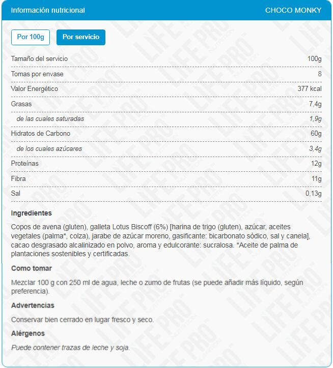 Oat flakes - 800g Choco Jungle da LifePRO 5/6