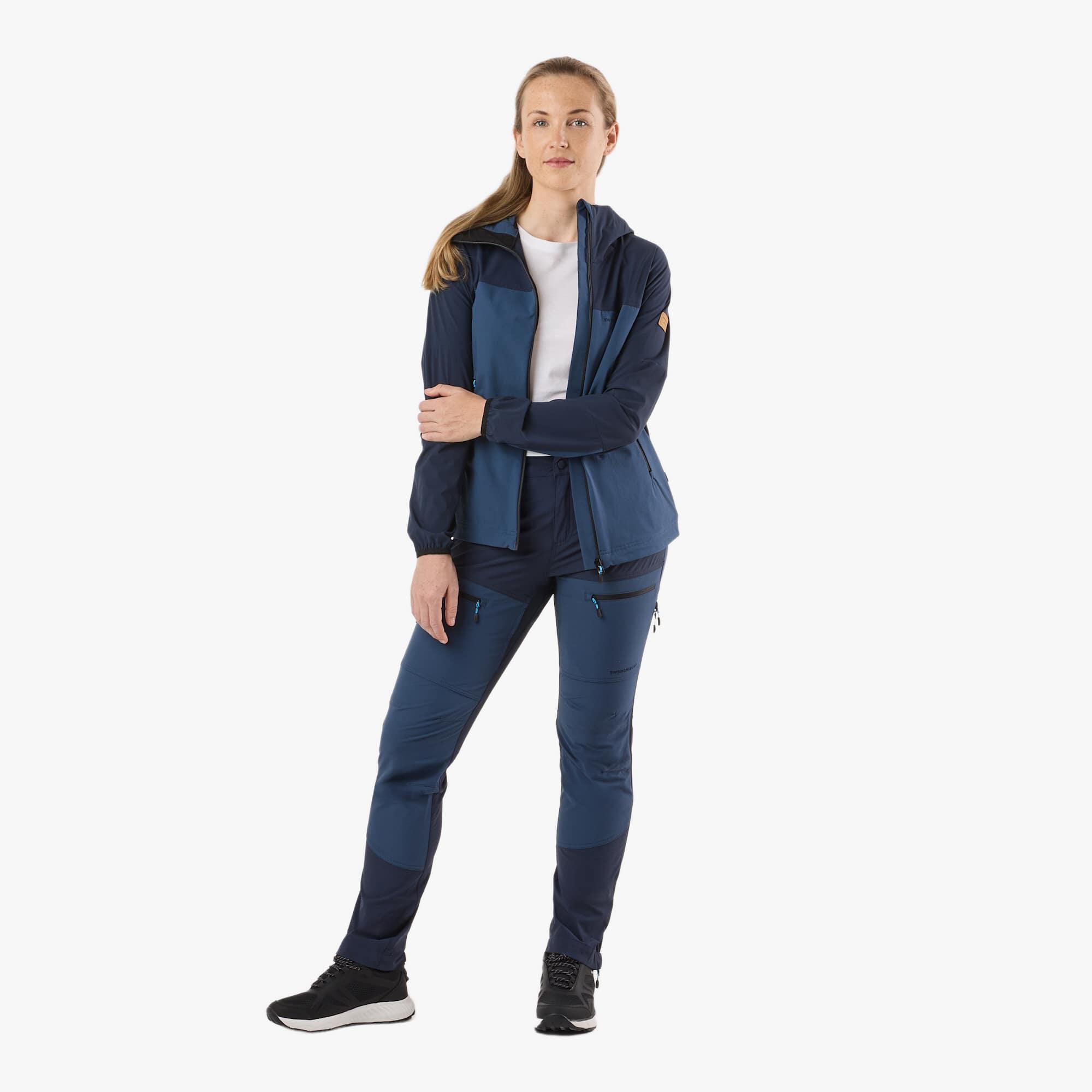 Pantalon randonnée femme extérieur coupe-vent respirant Lofoten Stretch 3/8