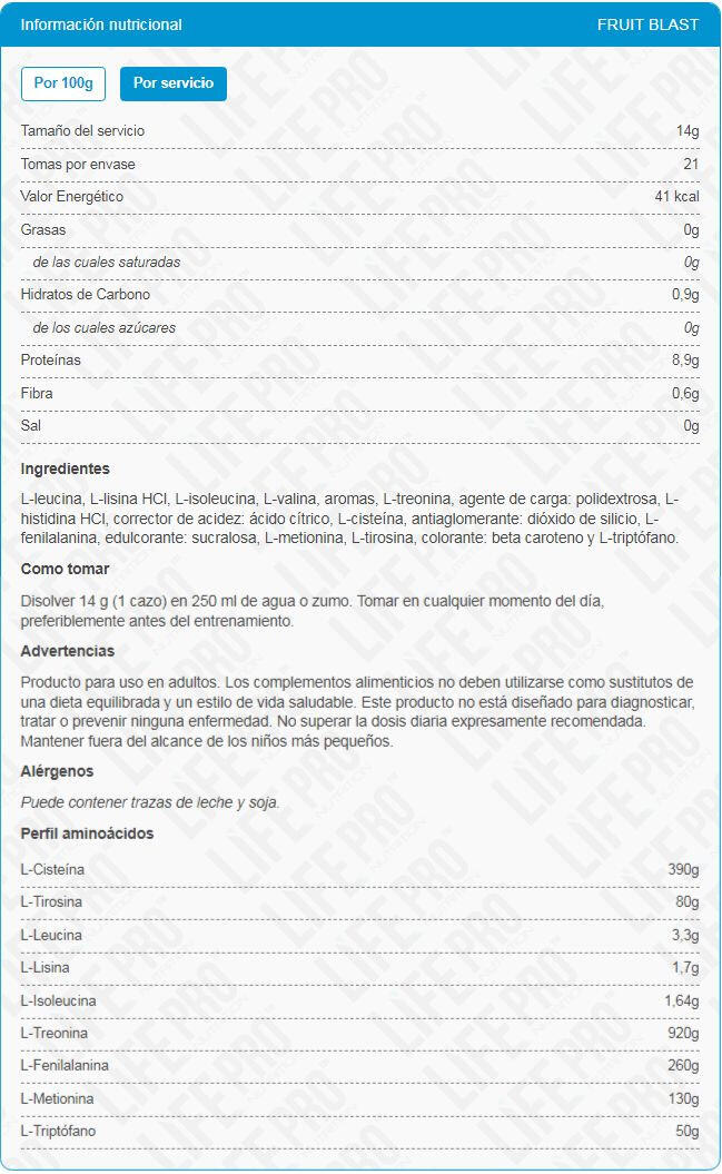 Fórmula comprovada das CEA 300g Life Pro 4/4