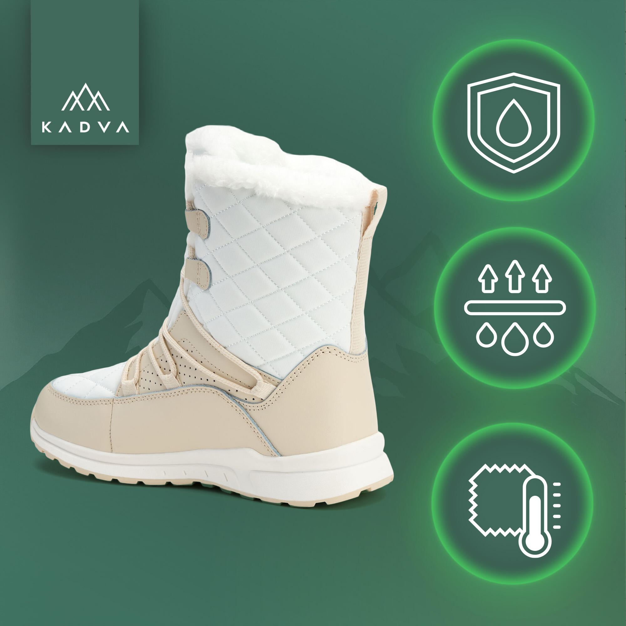 Botas de neve femininas KADVA Summit Mid WP 3/7