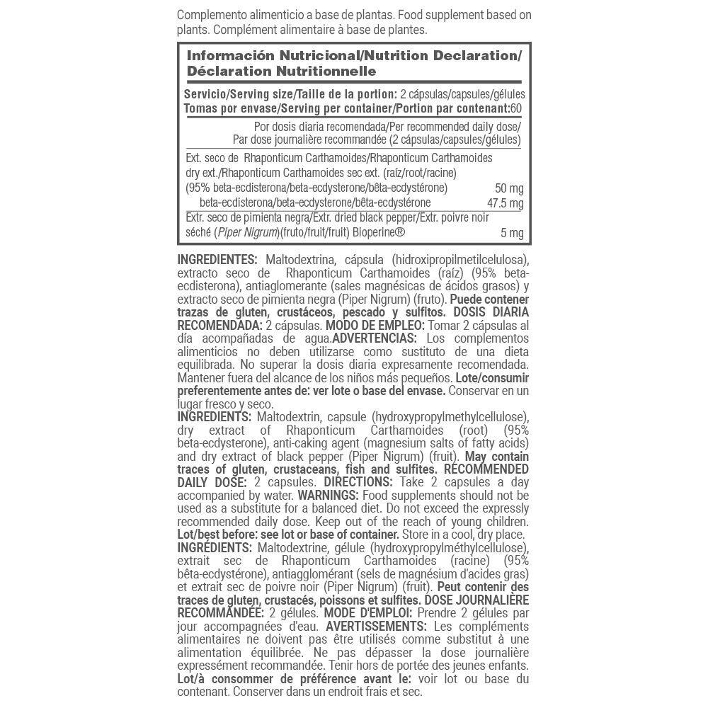 Ecdisterone - 120 capsule vegetali MASMUSCULO 4/5