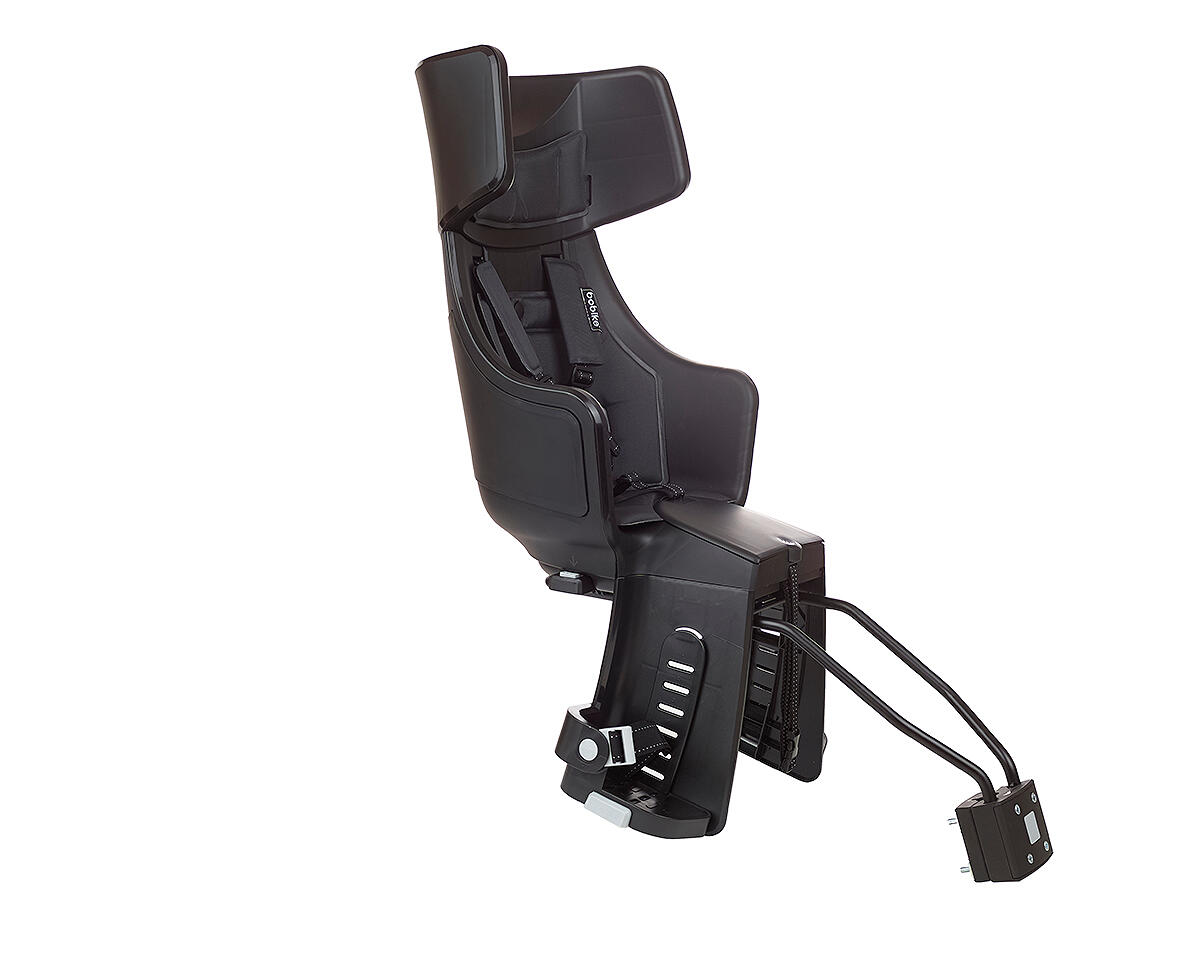 Siège arrière vélo Exclusive Maxi Plus Led Pour Cadre Noir 4/4