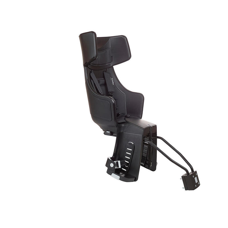 Scaun Copil Cadru Spate Bicicletă Exclusive Maxi Plus LED Neagră