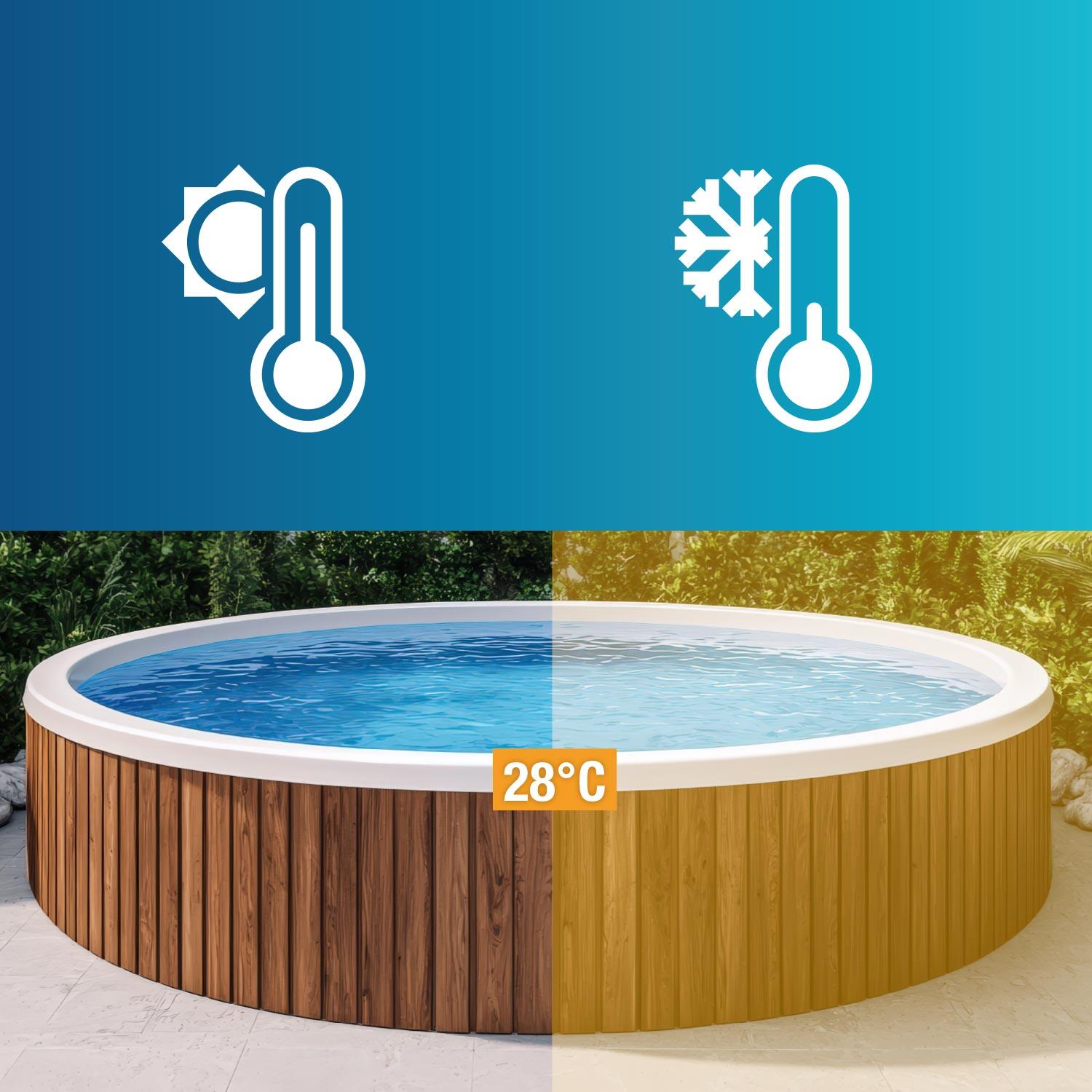 Pompe à chaleur Nano 3 kW connectée Wi-Fi pour petites piscines compactes  5/7