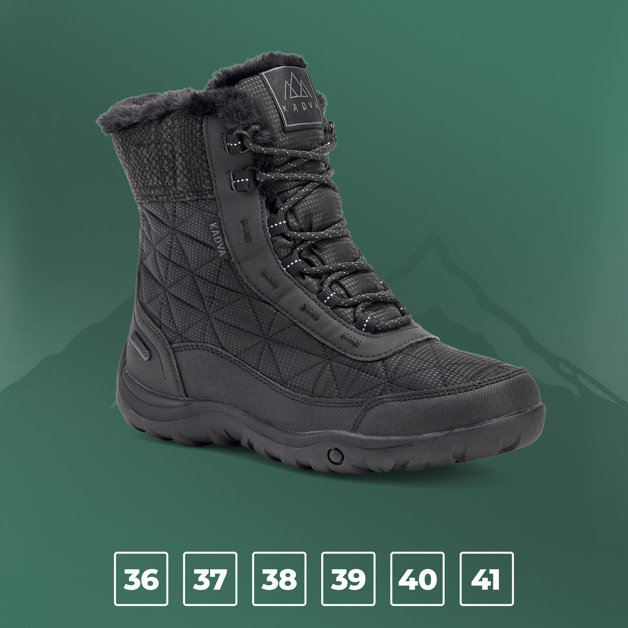 Botas de neve femininas KADVA Rava Mid WP 2/6