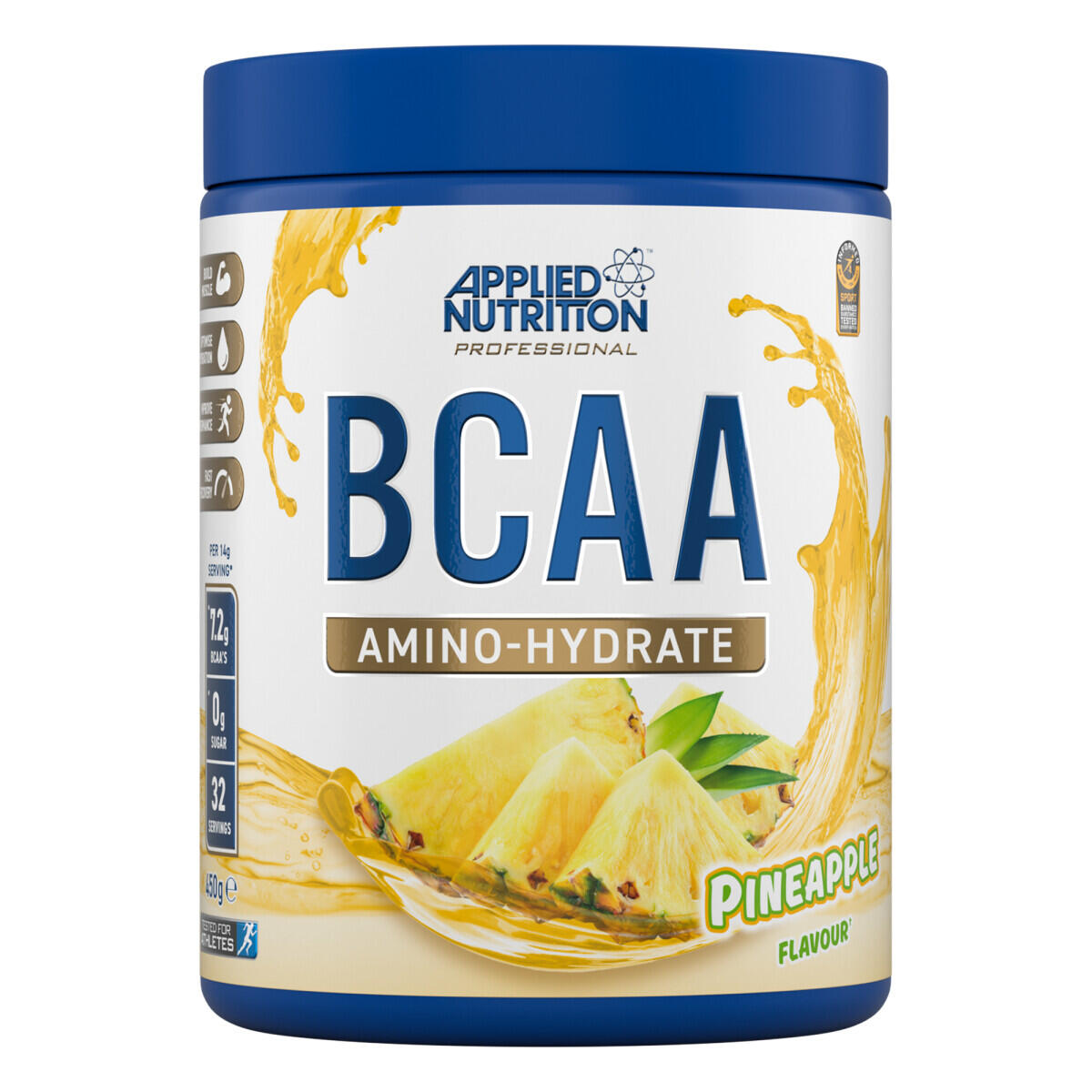 Acides aminés essentiels - BCAA Amino-Hydrate - Ananas 450g 1/3