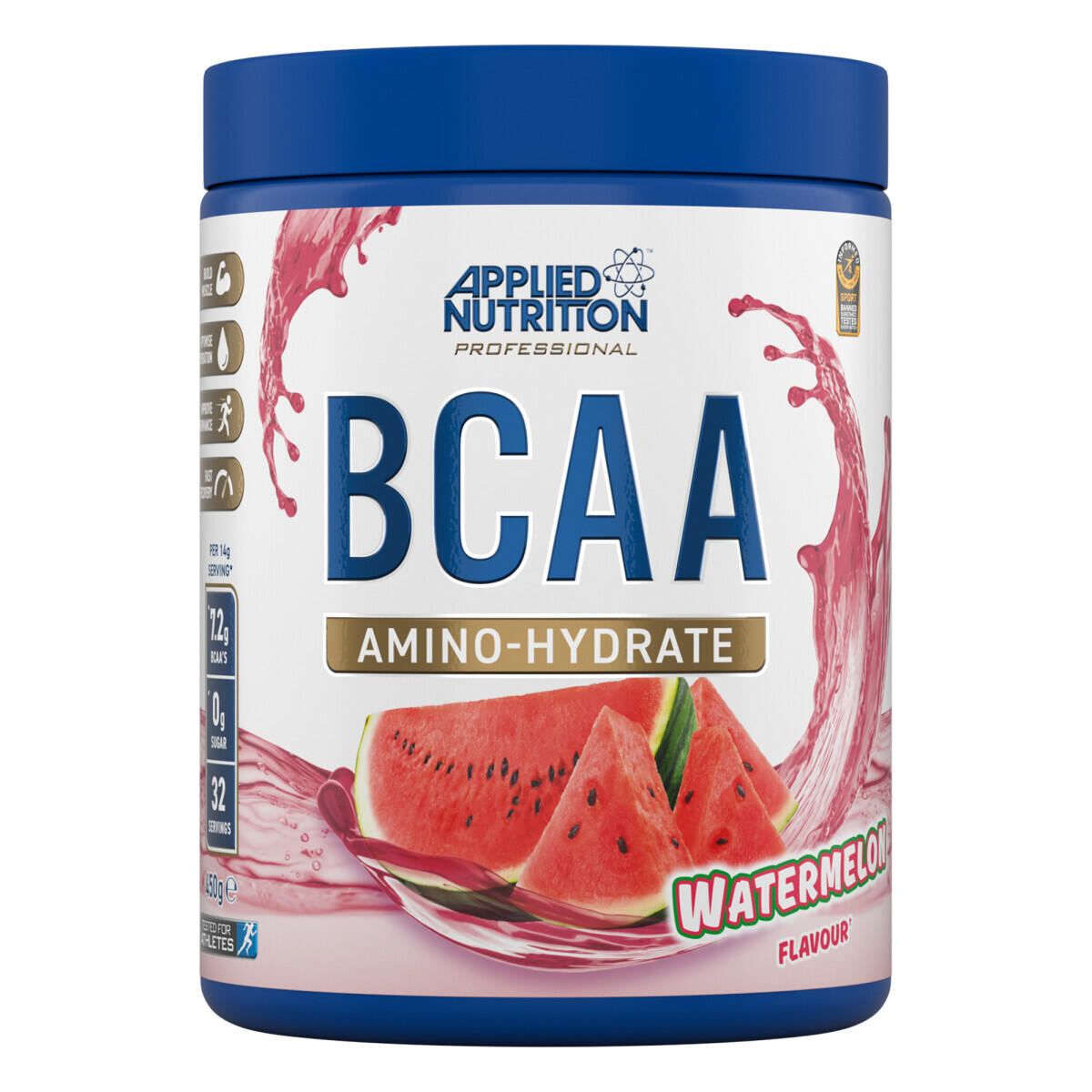 Acides aminés essentiels - BCAA Amino-Hydrate - Pastèque 450g