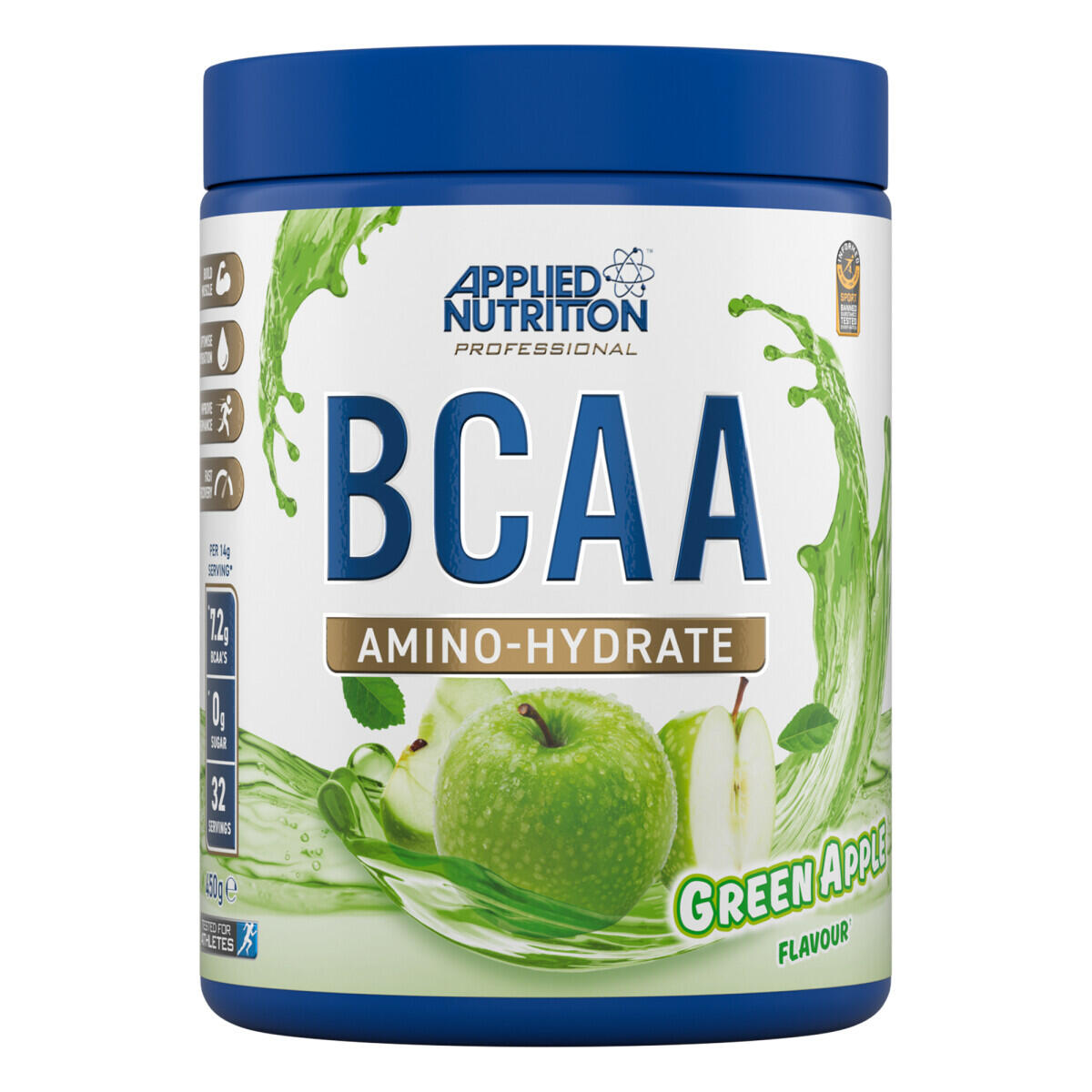 Applied Nutrition - Acides Aminés Essentiels - Bcaa Amino-hydrate - Pomme Verte 450g - Eaa - 450 G - Decathlon