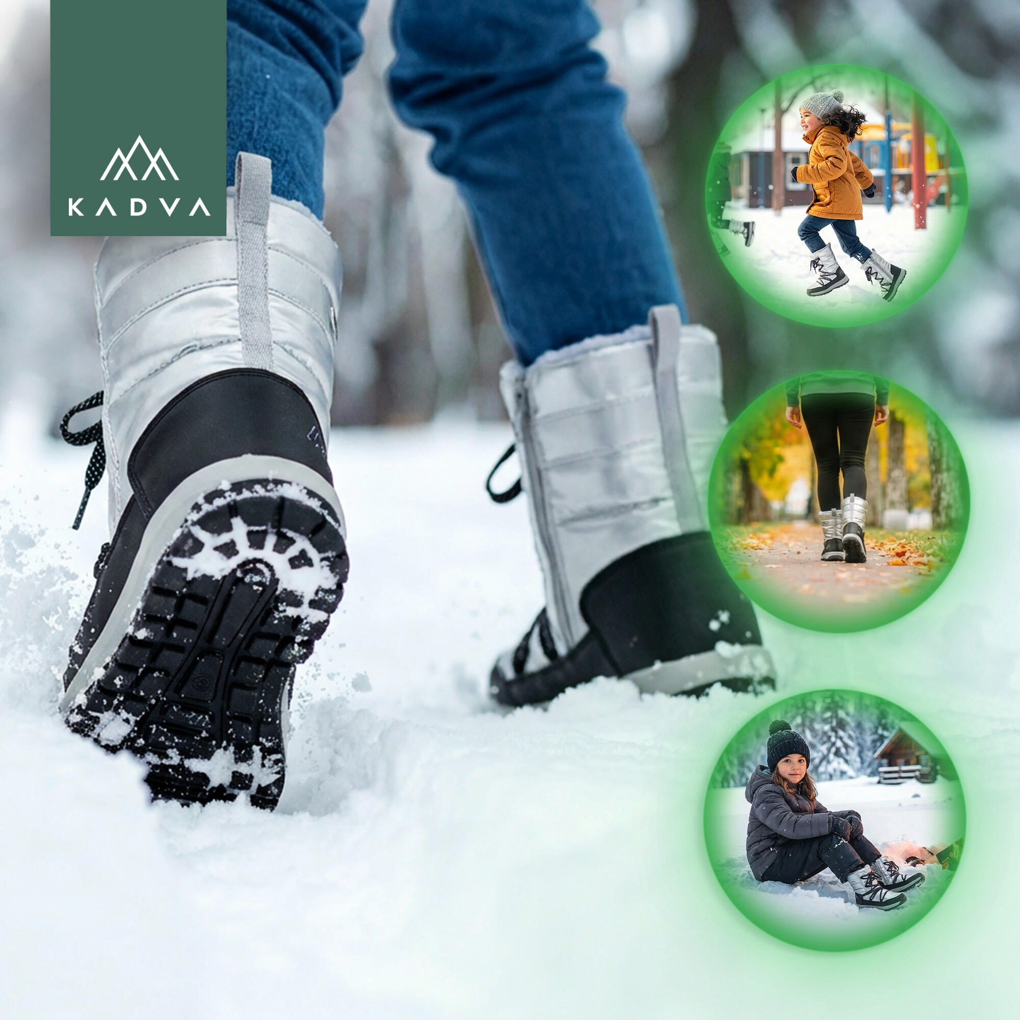 Botas de neve infantis KADVA Haven WP Jrg 5/7