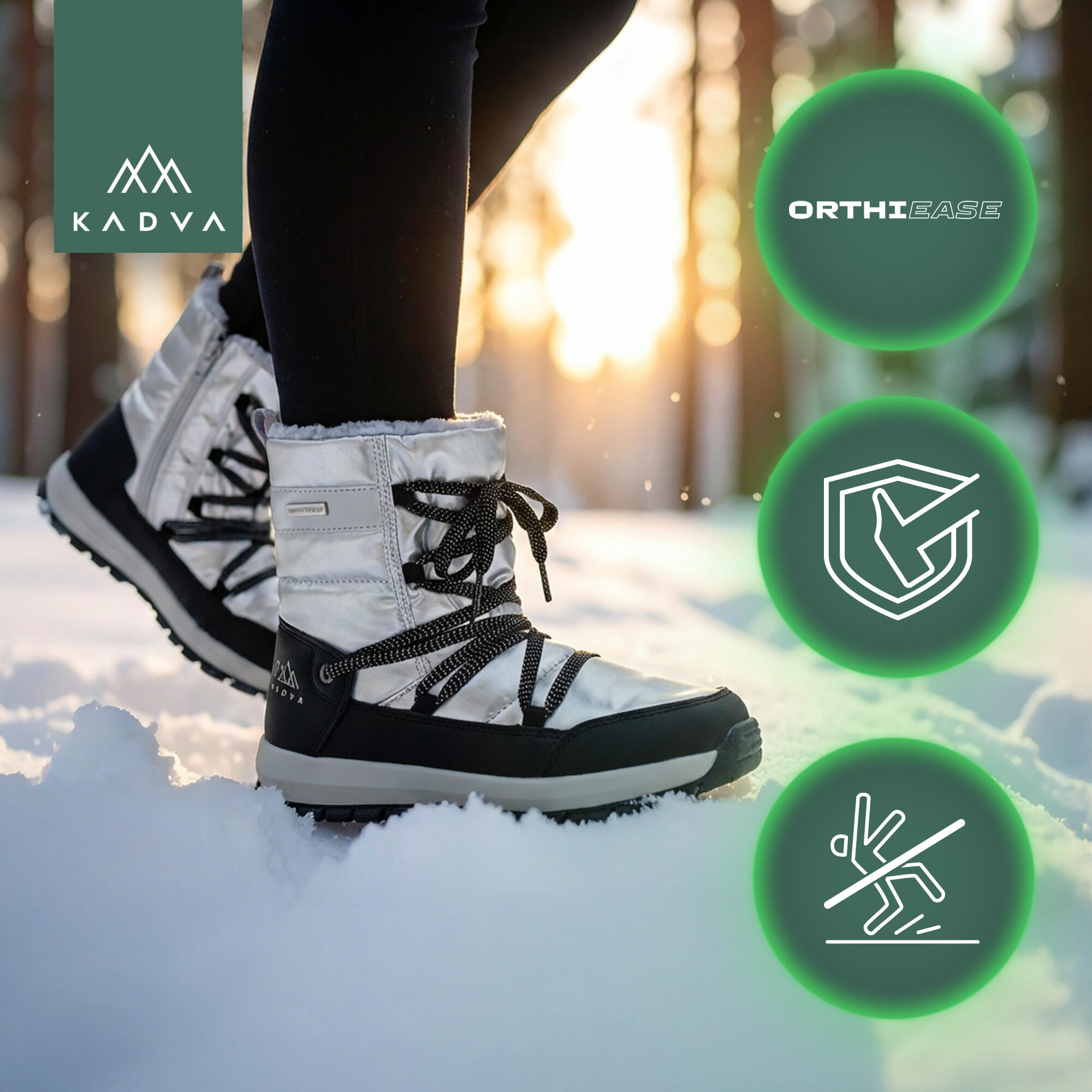 Botas de neve infantis KADVA Haven WP Jrg 4/7