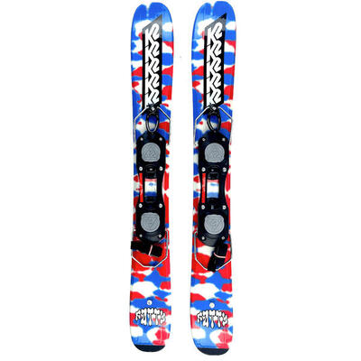 K2 fatty snowblades freestyle ski's - 88cm - rood