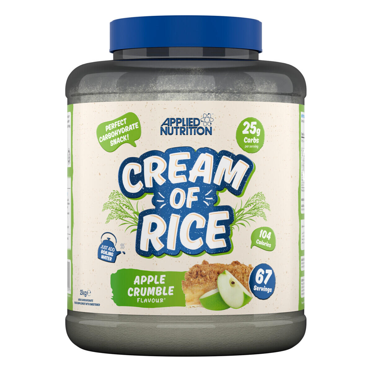Applied Nutrition - Crème De Riz - Cream Of Rice - Crumble Aux Pommes - Crème Énergétique - 2 Kg - Decathlon