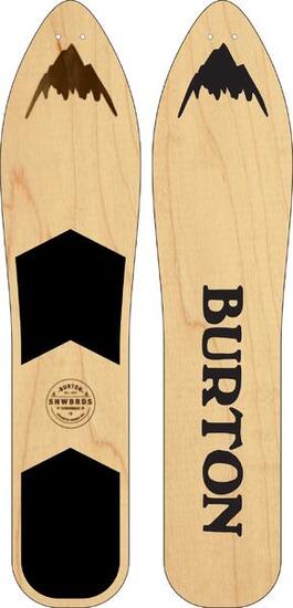 Burton The Throwback Snowboard - 100cm - Marrone