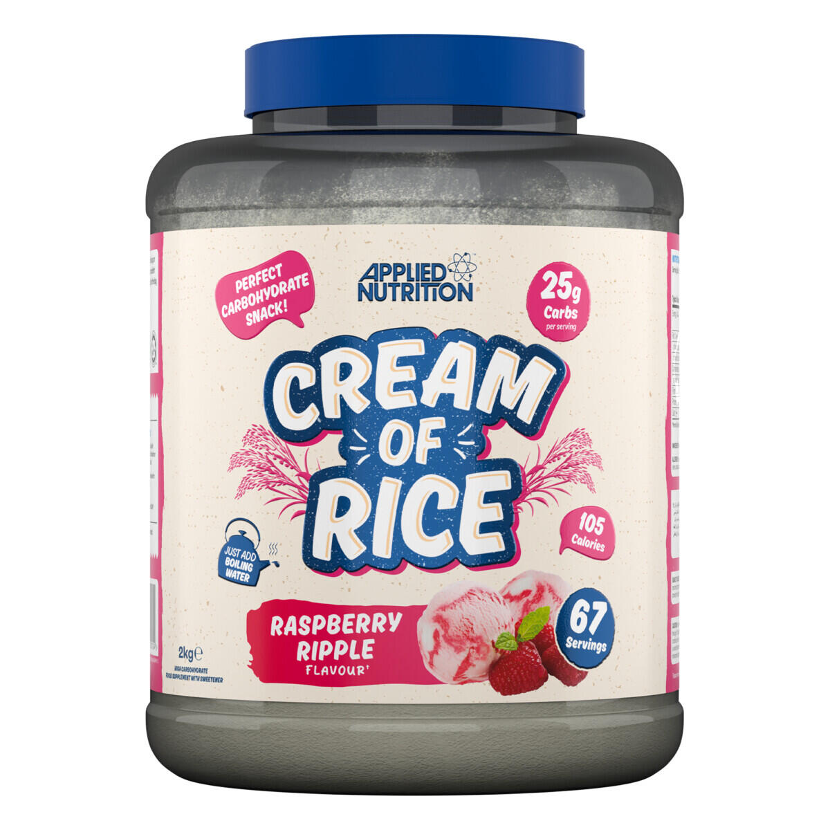 Applied Nutrition - Crème De Riz - Cream Of Rice - Ondulation De Framboise - Crème Énergétique - 2 Kg - Decathlon