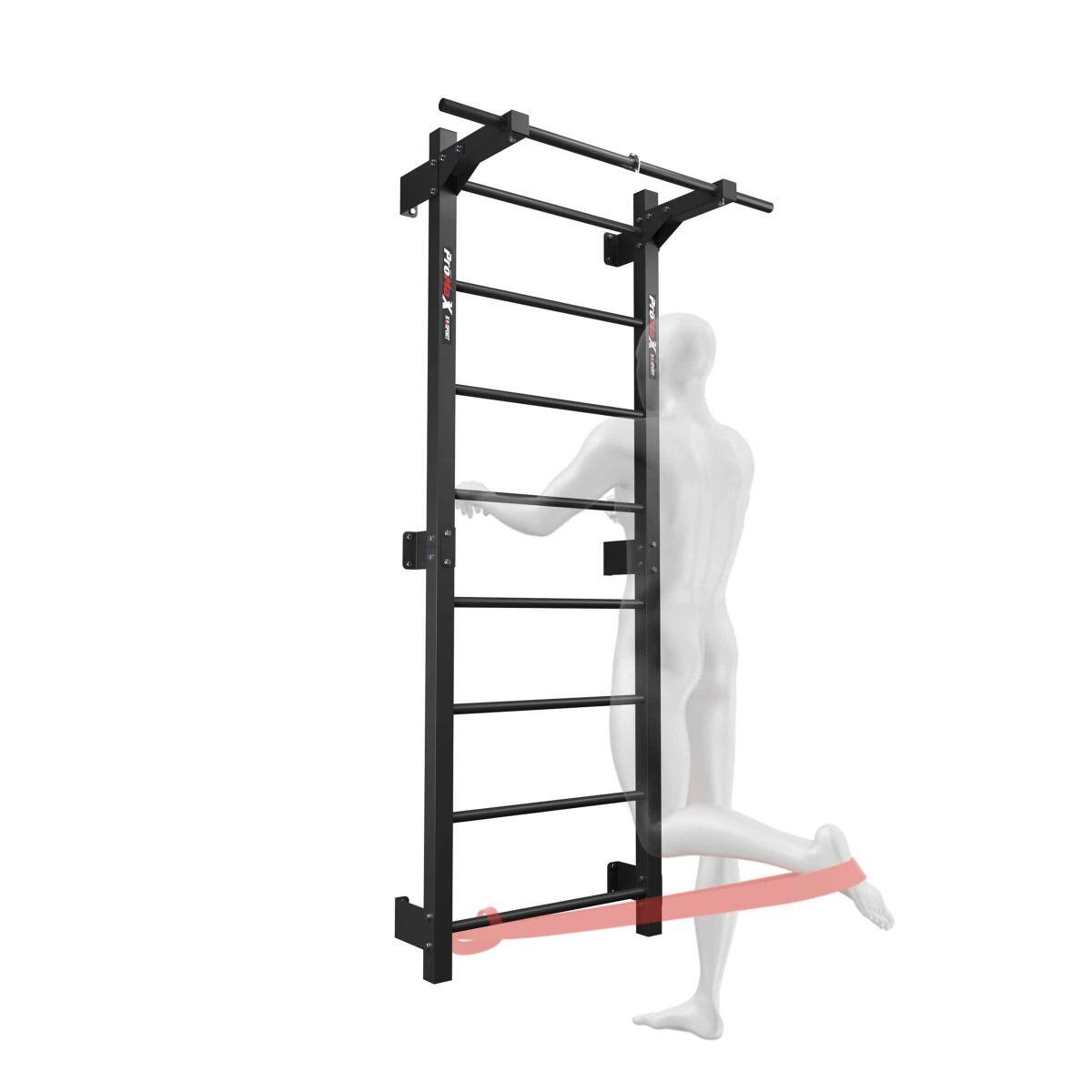 Espalier fitness en métal avec barre de traction 6/7