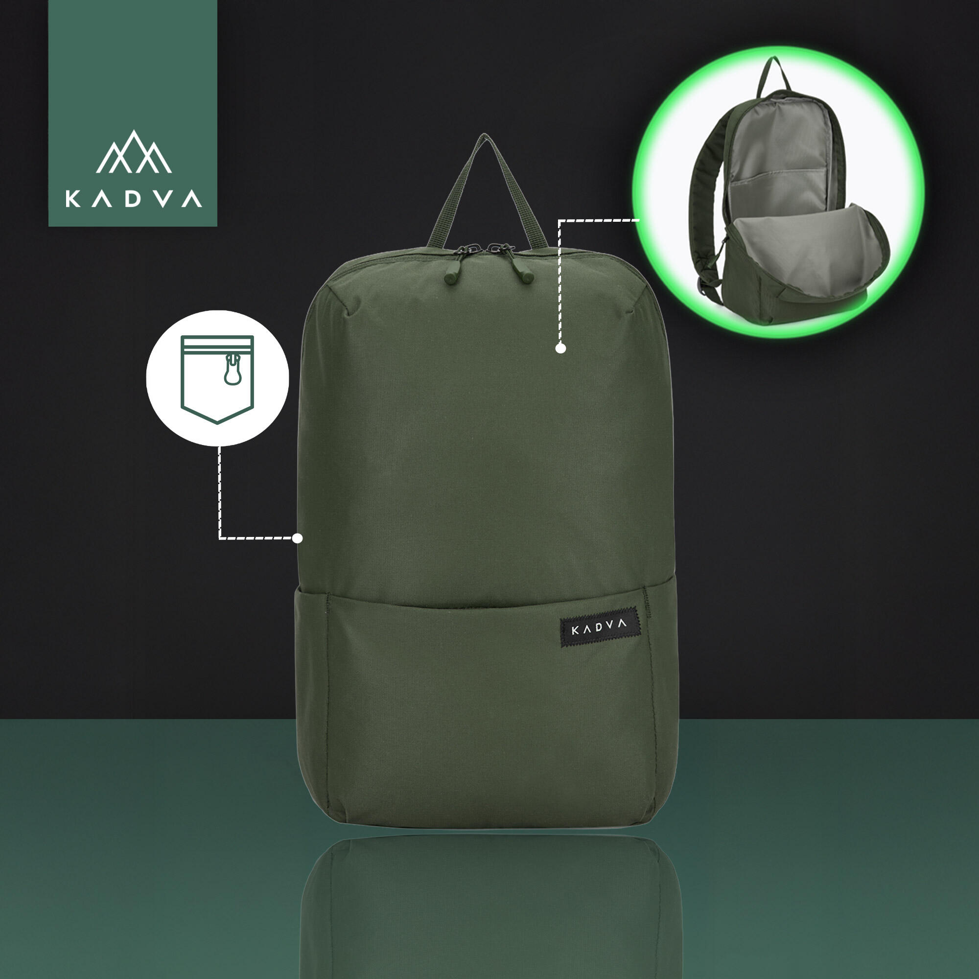 Mochila urbana KADVA CityQuest 9 l 3/7