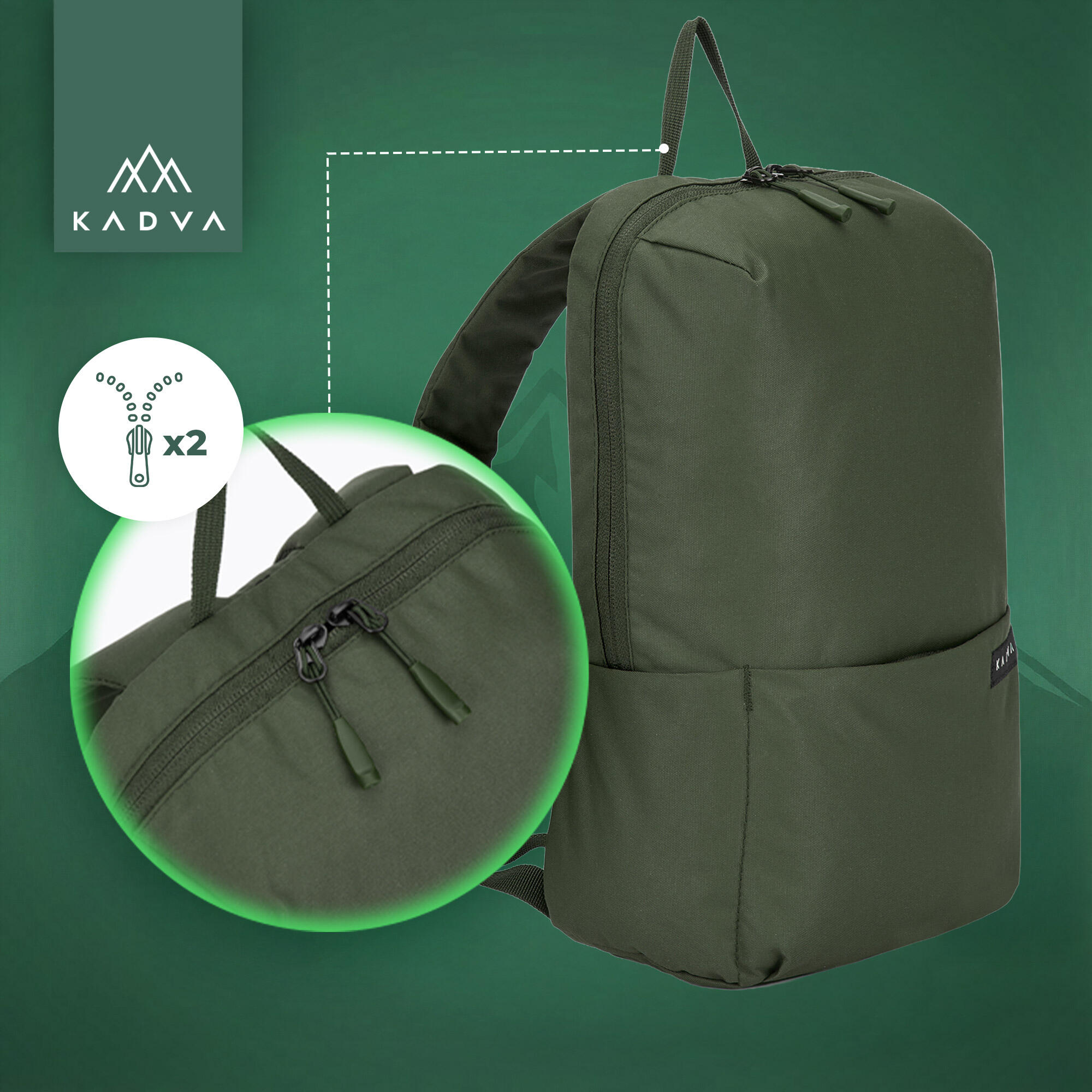 Mochila urbana KADVA CityQuest 9 l 2/7