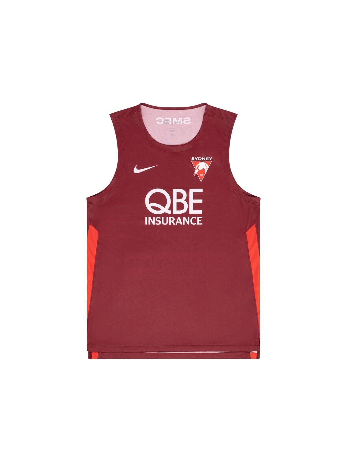 AFL 2025 Training Singlet - Sydney Swans - Adult - Mens