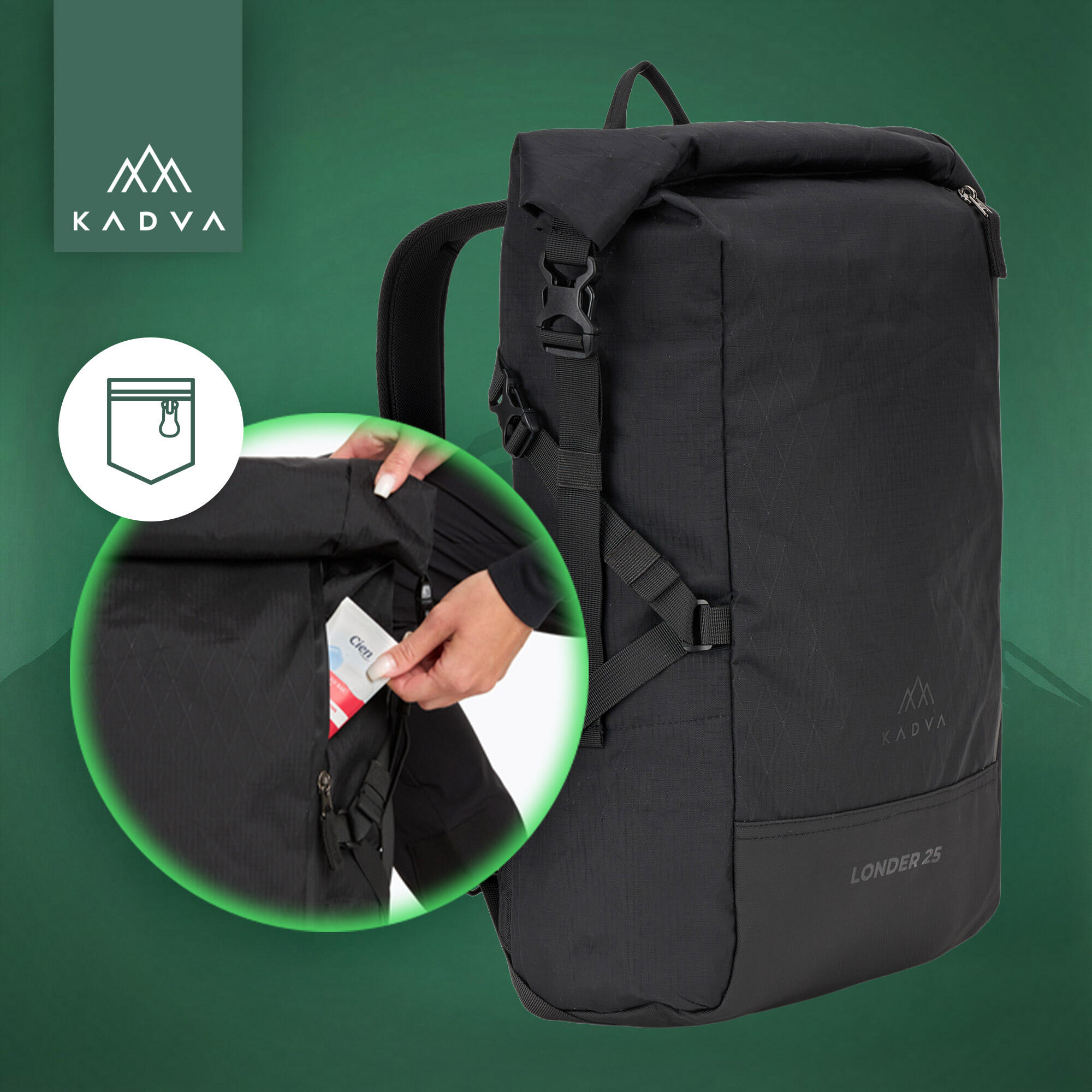 Mochila de trekking KADVA Londer 3/6