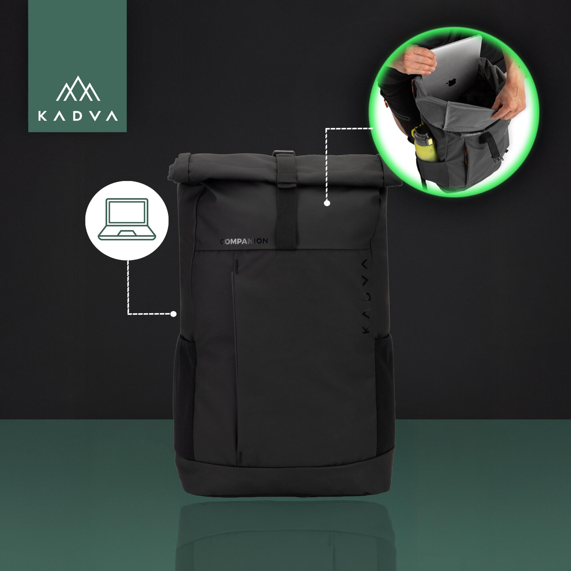 Mochila urbana KADVA Companion 20 l 3/7